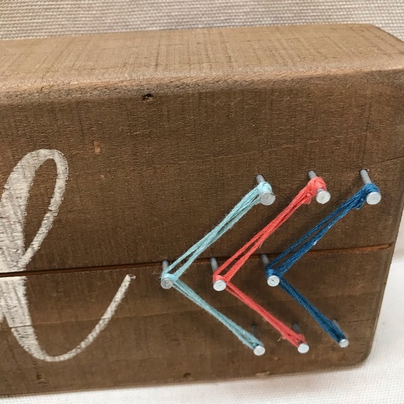 3/$30 Blessed String Art Wooden Sign 15X4” - Picture 3 of 7